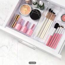 1/7/16/25 مجموعة صناديق تنظيم الرف الشفافة من البلاستيك - صناديق تخزين متعددة الوظائف بأربعة أحجام، مناسبة للمكتب والمكتب وتنظيم الرف، مصنوعة من مادة البولي بروبيلين المتينة، مثالية لاستخدام المنزل والمكتب، منظم درج المكتب | صناديق بلاستيكية شفافة | بلاستيك متين، منظم درج المكتب، منظم درج المكتب، صناديق تخزين المكتب.