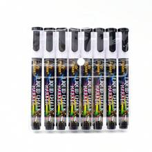 FLYSEA 8 pezzi Bianchi/8 pezzi Colorati/12 pezzi Colorati Pennarelli a gesso liquido in scatola in PVC, lavabili e rimovibili con panno umido, adatti per lavagna, lavagna bianca, finestra in vetro LED, pittura su vetro auto, evidenziatore fluorescente - Multicolore - Visualizzare 2