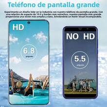W&O Telefoni sbloccati - Telefono Android Dual SIM 5G da 12+512 GB, display HD+ da 6,8 pollici, 6800 mAh, sblocco facciale, stilo, auricolari, cavo di ricarica Type-C, custodia e pellicola protettiva per lo schermo - per appassionati di tecnologia e viaggiatori - Regalo perfetto per feste e compleanni, telefono aziendale, telefono da viaggio, smartphone moderno, struttura premium, display di alta qualità, ricarica rapida, telefono cellulare con schermo grande, telefono G sbloccato, smartphone G sbloccato, telefono G sbloccato Android, smartphone G sbloccato, mini smartphone