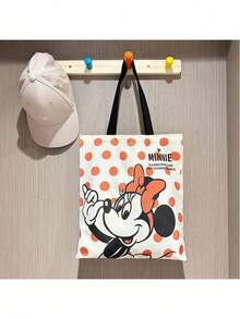 Mickey Bag, Kawaii Stylish Bag, Women's Colorblock Rucksack, Large Capacity Foldable Outdoors Daypack