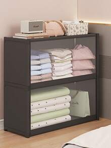 1 chiếc tủ đựng đồ chống bụi có nắp đậy, có thể dùng làm tủ quần áo, kệ sách, hộp đựng đồ, giúp tiết kiệm không gian, chắc chắn và thời trang, dễ lắp ráp và tháo rời, dễ di chuyển, phù hợp cho phòng khách, phòng ngủ, hành lang, văn phòng, nhà ở, lưu trữ nhiều tầng, quà tặng ngày lễ, quà tặng Giáng sinh, quà tặng - Nhiều màu - Xem 10