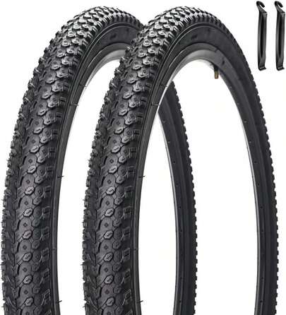 SIMEIQI 24" _ 26" Bike Tires 24 X 2125 26 X 2125 Replacement Tires Or Inner Tubes AV 32mm Schrader Valve,24 Inch Or 26 Inch Beach Cruiser Bike Replacement Tires &Amp; Tubes