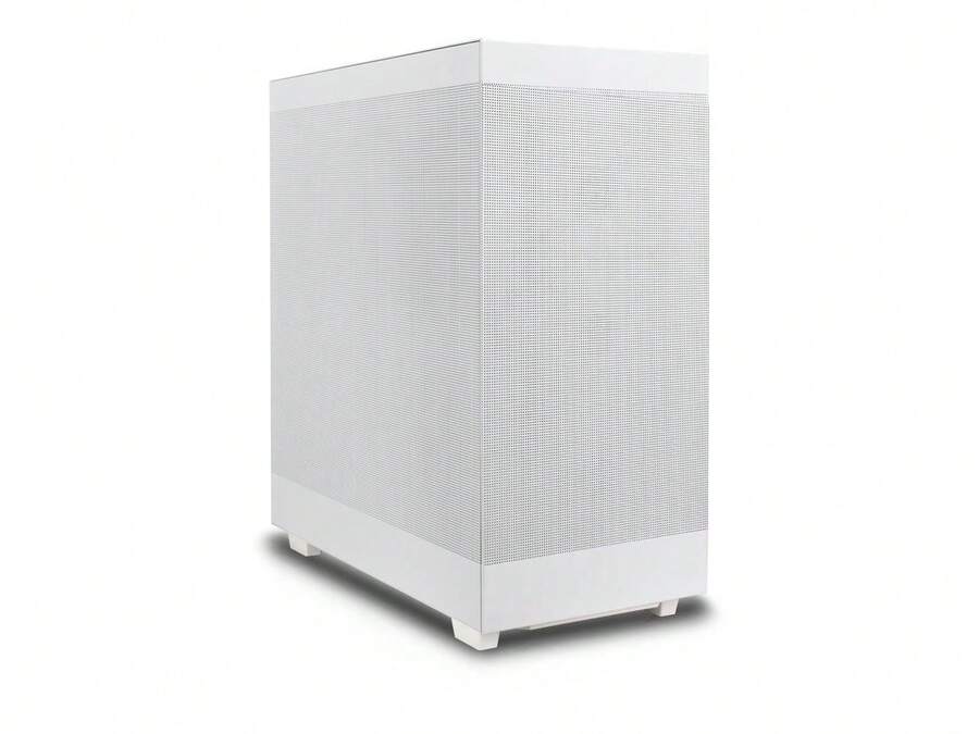 Rosewill Helium Flow White Mid Tower Computer Gaming Case, Mesh Panel, ATX, Tool-Less, High-Airflow, 1x 120mm PWM Fan - White - View 1