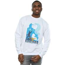 Disney Mens  Movie Unleash The Power Sweatshirt (White) - White - View 3