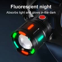 KENSUN 100 Million Lumens Super Bright 18650 Rechargeable High Power LED Headlamp, Suitable For Fishing, Professional Engineering, Waterproof Camping And More - Black - View 6