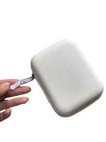 Bolsa de Armazenamento Pequena para Câmera, Bolsa de Armazenamento de Cabo de Dados, Bolsa Organizadora de Cabos de Dados para Viagem e Negócios, Adequada para Organizar Cabos de Dados e Leitores de Cartão