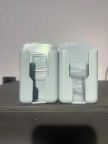 1 pieza Soporte multifuncional para control remoto, soporte de pared para teléfono y organizador, caja de almacenamiento autoadhesiva para el dormitorio, soporte de carga de plástico y soporte para control remoto, caja de almacenamiento para control remoto de aire acondicionado, organizador de almacenamiento de control remoto de silicona, sin taladro, inodoro, estante para control remoto de TV y aire acondicionado