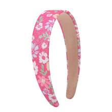 1/10pcs Scallion Powder Flower & Heart Headband, Sweet Hair Hoop Versatile For Party, Daily, School, Holiday Wear