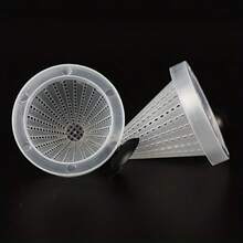 1个塑料血虫喂食锥，适用于鱼类，带吸盘的诱饵漏斗，水族箱喂食杯，直径5厘米/1.97英寸，透明鱼缸喂食器 - 彩色 - 查看 8