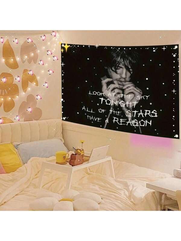 Tapisseries Tapisserie Love Rapper 3x5 Ft Décoration murale Art de la pièce Décoration de la maison Cadeau Décoration de chambre à coucher Décoration de salon Rideau de porte Balcon