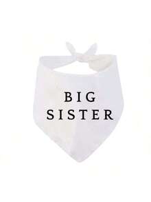 1 szt. śliniaczki bandana dla zwierząt, trójkątne śliniaczki dla psów i kotów, wzory: Moi ludzie biorą ślub, starszy brat, powiedziała tak, tester jedzenia dla niemowląt, odpowiednie na imprezy, wesela, baby shower i inne okazje - Wielokolorowe - Zobacz 14