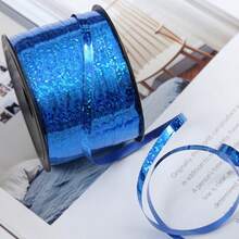 Panglică holografică 1 buc - 100 m, șnur pentru baloane, panglică pentru legat baloane, accesorii pentru decorarea baloanelor, panglică pentru baloane, panglică colorată, legături pentru împachetat cadouri, decor de Crăciun și sărbători