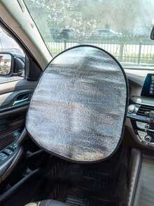 Fit For All Vehicles - Durable Oxford Fabric Windshield Cover With UV Protection & Snow Shield, Easy Install & Durable For Winter Driving, Snowy Road Safety, Flexible Design, Highquality Material,Car Windshield Snow Cover