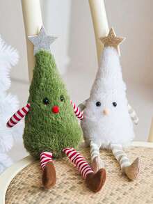 1 buc Decorațiuni de Crăciun Păpuși drăguțe în formă de brad de Crăciun Decorațiuni pentru păpuși de petrecere în familie, Cadouri de petrecere, Cadouri pentru cupluri