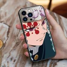 Dämonen-Anime-Slayer-Handyhülle für  16, 15, 14, 13, 12, 11, Pro, X, XS, Max, XR, Plus, Mini, weiches Silikon, schwarze stoßfeste TPU,  17 Hülle,  17 Pro Hülle,  17 Pro Max Hülle - Z1 - Übersicht 8