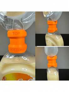 1 pezzo Dispenser intelligente in plastica: universale per sapone liquido, shampoo, bagnoschiuma, anti-perdite, risparmia tempo e fatica!