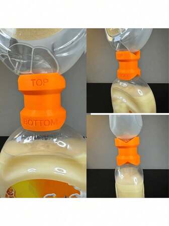 1 adet Plastik Akıllı Dağıtıcı: Sıvı Sabun, Şampuan, Duş Jeli için Evrensel, Sızıntı Önleyici, Zamandan ve Emekten Tasarruf Edin!