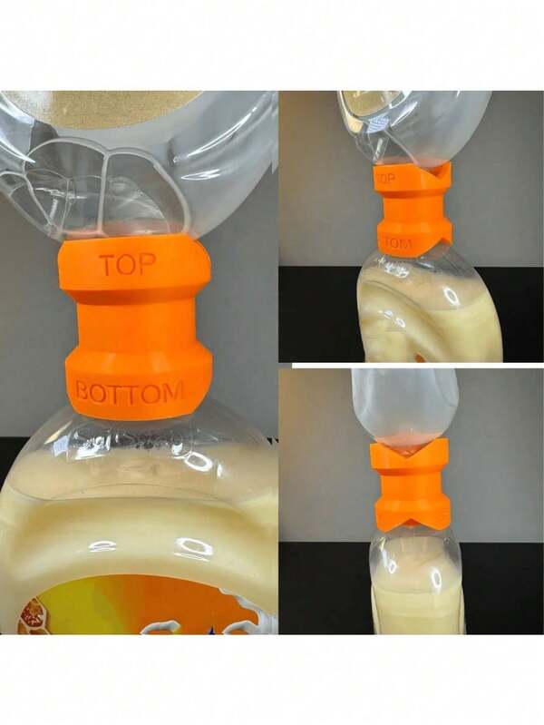 1 pezzo Dispenser intelligente in plastica: universale per sapone liquido, shampoo, bagnoschiuma, anti-perdite, risparmia tempo e fatica!