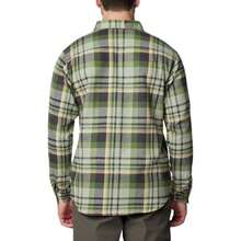 Columbia Pitchstone Heavyweight Flannel II Long Sleeve Shirt - Men's |  | Men Outdoor Hoodies & Sweatshirts - Safari 多格紋 - 查看 2
