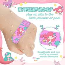 30pcs/Set Cartoon Band Aids, Swift Hemostasis & Gentle Wound Care,Fun Bandages, Adhesive Bandages With Multiple Pattern Styles, Flexible Colorful Cute Cartoon Bandages, Waterproof And Breathable Stickers To Protect Men And Women's Wounds, Daily Protection - Red - View 5