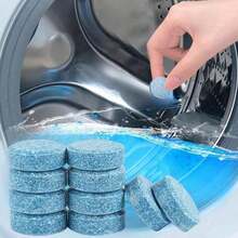 5/10/20/30/100片装洗衣机清洁片 - 深层清洁滚筒和内筒，适用于滚筒式、脉冲式和高效洗衣机 - 有助于去除异味残留、宠物毛发和硬水 - 适用于化粪池系统 - 顏色 - 查看 1