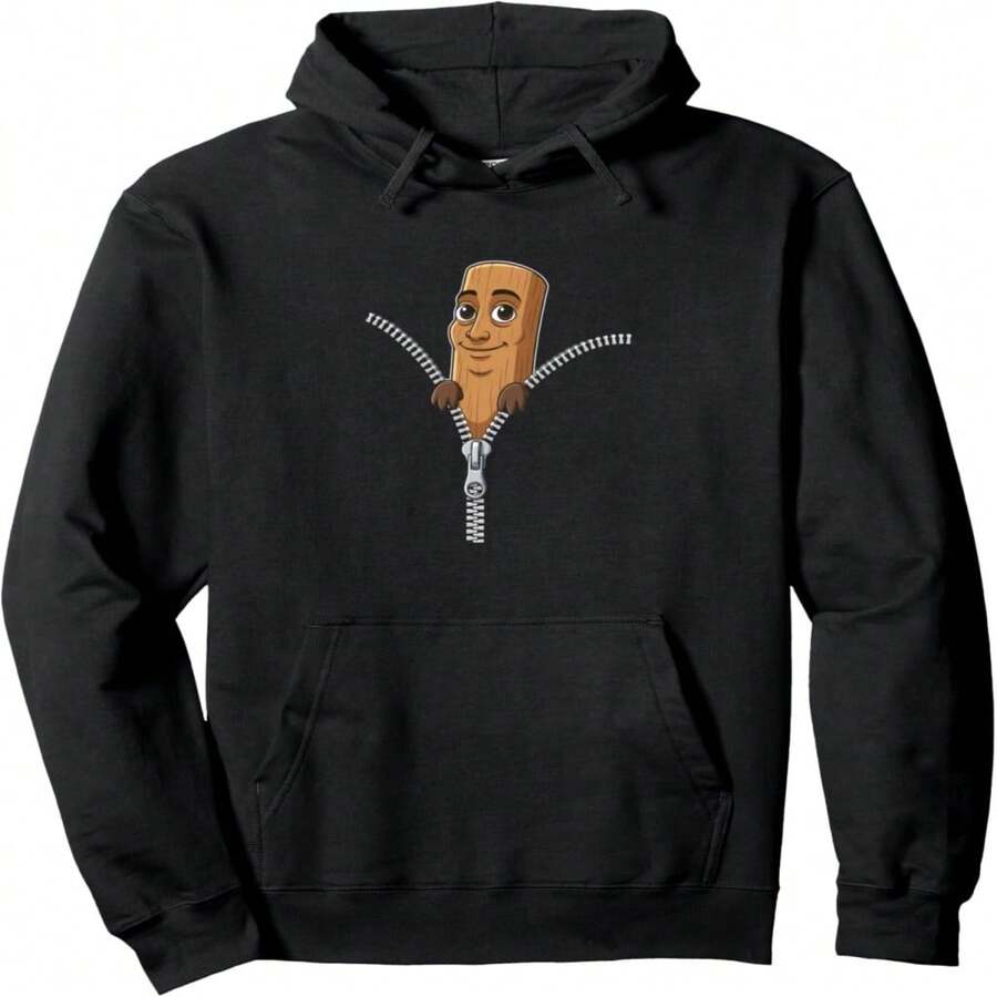 Tung Tung Tung Sahur Italian Brainrot Coffee Per Funny Pullover Hoodie - 黑色 1 - 查看 1