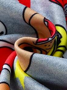 2 件 Paw Patrol 男童睡衣套装，可爱卡通全身印花灰色圆领长袖 T 恤和裤子，男童秋冬睡衣套装，适合日常休闲和节日礼物 - 灰色 - 查看 7