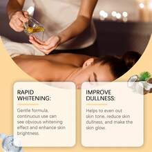 100ml Aceite corporal de coco brillante, hidratante, reafirmante, iluminador, calmante, humectante, aceite de masaje suavizante