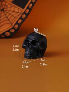 1 Stück Halloween Serie Kürbis, Schädel, Mumien geformte duftende Kerze, geeignet für Heimdekoration, Party, Tischdekoration, Geschenk, Abendessen, Bankett/Party, Entspannung/Meditation, Stimmungsbeleuchtung