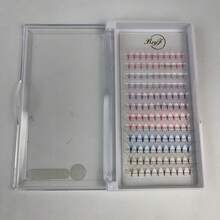 120 Stücke 5D natürliche 3D Wimpern, flauschig gekrümmt, einzigartig und unterschiedlich, leicht und belastungsfrei