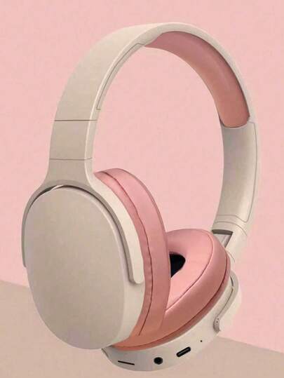 無線耳罩式耳機,電池壽命長,適用於電腦/平板/手機,適合聆聽音樂/遊戲