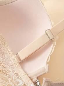 3pcs Solid Lace Deep V Underwire Bra, Sexy Comfy Push Up Bra, Women's Lingerie & Underwear - Multicolor - View 9