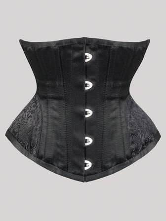Women Gothic Corset Belt Slimming Waist Corset Underbust Steel Boned Waist Trainer Tummy Control