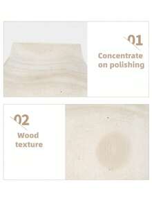 1pc Wooden Appearance Vase, Simple, Retro Style Vase, Flower Display Creative Wooden Art Ornaments Home Decoration, Bedroom Decoration, Room Decoration, Wedding Table Decoration, Suitable For Room, Bedroom, Living Room Table, Display Cabinet, Wedding Table, Autumn Decoration(Wood Texture Will Be Different) Flower Vase Glass Vase