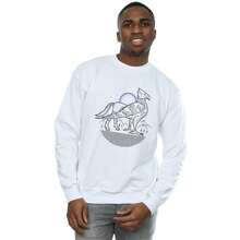 Harry Potter Mens Buckbeak Line Art Sweatshirt (White) - White - View 3
