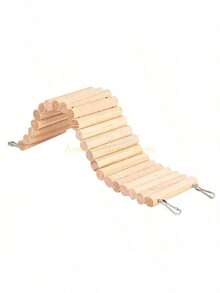 1pc Hamster Climbing Ladder Arch Bridge Toy, Suitable For Small Pets Like Hamsters, Parrots, Chinchillas, Chew Toy