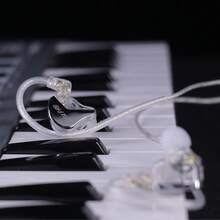 C C A CCA CRA PRO Upgraded In-Ear Wired Headphones, Ultra-Thin Diaphragm Dynamic Driver IEM, Clear Call HiFi, Wired Earbuds With Detachable -Free Cable (Silver)