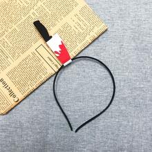 1/4 piezas Cuchillo de Halloween Fiesta de Horror Aleación de Hierro 3D Diadema, Adecuado para Usar en Halloween, Belleza, Aro para el Cabello Diadema para Mujeres Accesorios para la Cabeza