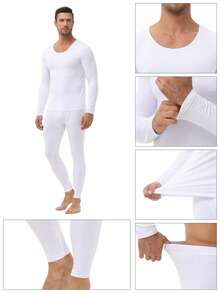 ZUTY Wärmende Unterwäsche für Freundesfreund, Herren Lange Unterhose Wärmeliniiert, weich und warm, Basisschicht für kaltes Wetter