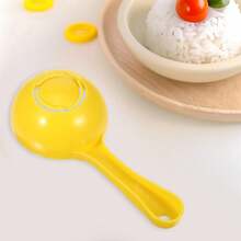 1/2pcs Yellow Semicircular Rice Spoon For Home Kitchen