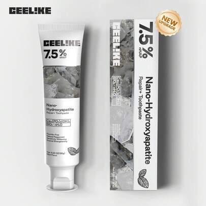  CEELIKE Natural Hydroxyapatite Toothpaste - Effectively Repairs Tooth Enamel, Whitens Teeth, And Protects Oral Health