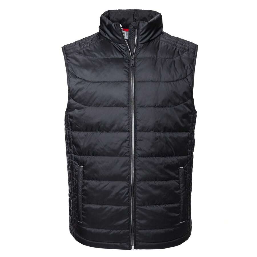 Russell Europe Calentador corporal nano para hombres (Negro) - Café integral - Ver 1