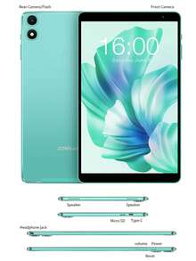 Teclast 台电 P85T 平板电脑（全志 A523 八核 1.8GHz 处理器/4GB 内存/64GB 存储/8 英寸 800*1280 IPS 显示屏/WIFI6/蓝牙 5.0/5000mAh 电池/Type-C 接口/30MP + 2MP 双摄像头/Android 14 系统）含键盘和配件套装 - 藍色 - 查看 11