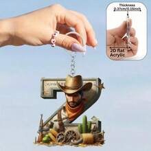 2D Flat Acrylic 26 English Alphabet Decorative Pendant, With Hanging Letter A-Z - Suitable For Christmas, Valentine's Day And Thanksgiving Decoration. Multifunctional Keychain And Backpack Hanging Accessory