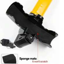 قفل عجلة القيادة، قفل عجلة القيادة المضاد للسرقة عالمي من نوع T مع مفتاحين، أمان السيارة