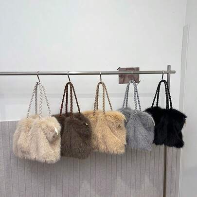 BAILEE Fashionable And Elegant New Autumn/Winter Solid Color Large Capacity Zipper Women's Shoulder Bag, Perfectly Suited For White-Collar Women's Needs, Ideal For University, Work, Business, Commuting, Outdoor Activities, Travel, Going Out And Office. Also Suitable For Work, Shopping, Attending Parties, Fashion Events, And As A Gift For Friends.