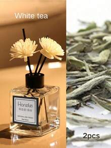 1 pièce/2 pièces Ensemble d'huiles parfumées pour la maison 50 ml, senteurs de osmanthe, jasmin, pêche blanche, thé blanc, gardénia. Longue durée et fraîcheur. Convient pour la salle de bain, le salon, la chambre à coucher (quantité aléatoire de bâtonnets parfumés/fleurs décoratives) - Divers parfums - Voir 21