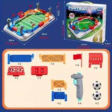Juego de futbolín para 2 jugadores - Juego de mesa interactivo familiar con funciones de potencia de fuego dinámica y puntuación aérea, juguete educativo para niños y niñas, regalo perfecto para cumpleaños, Navidad, Halloween o Año Nuevo, compatible con PlayStation 4, regalo navideño, experiencia de juego emocionante, juego interactivo, accesorios de fútbol