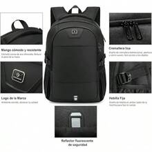 Multipurpose Small Backpack - Black - View 4
