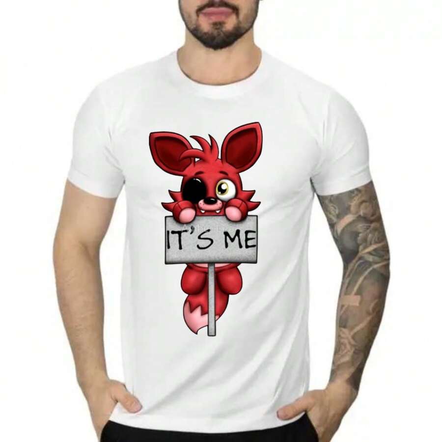 T-Shirt-Shirt T-Shirt FNAF  Unisex Blouse Shipping In 24 Hours - Multicolor - View 1